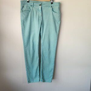 Brunello Cucinelli Women’s Size 8 (IT 44) Slim Straight Jeans Light Blue Luxury